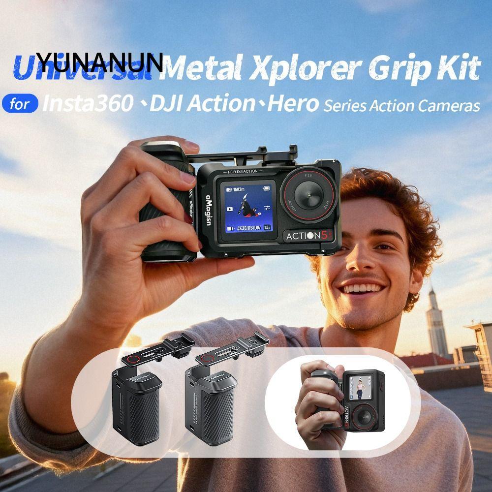 Giá đỡ Vlog cầm đường phố YUNANUN, Bộ tay cầm Xplorer có thể điều chỉnh phát hành nhanh, Bộ chuyển đ
