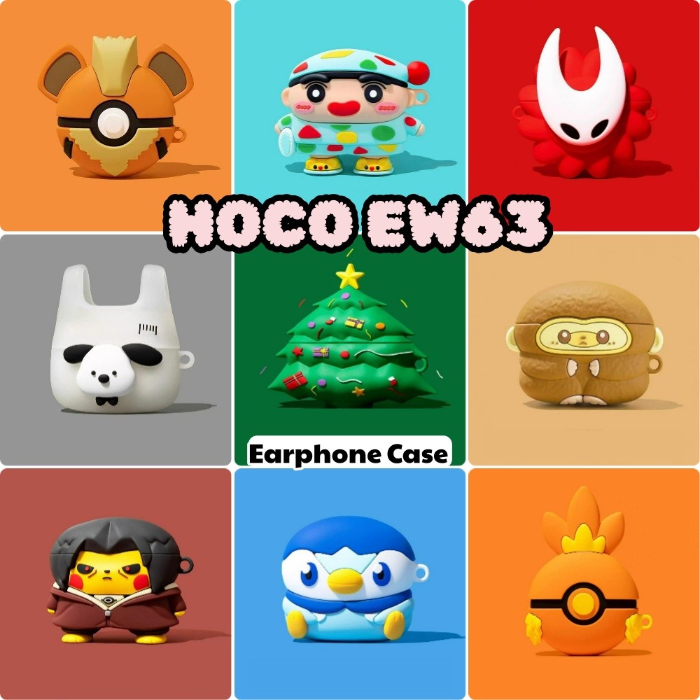 【imamura】Cho HOCO EW63 ốp tai ng Case Tình nhân Hoạt hình Vỏ Bảo Vệ Hộp Sạc Tai Nghe
