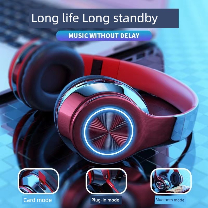 Tai Nghe Không Dây 2025 Tai Nghe Bluetooth Over-ear Giá Trị Cao Dạ Quang Thoáng Mát Bé Trai Bé Gái N