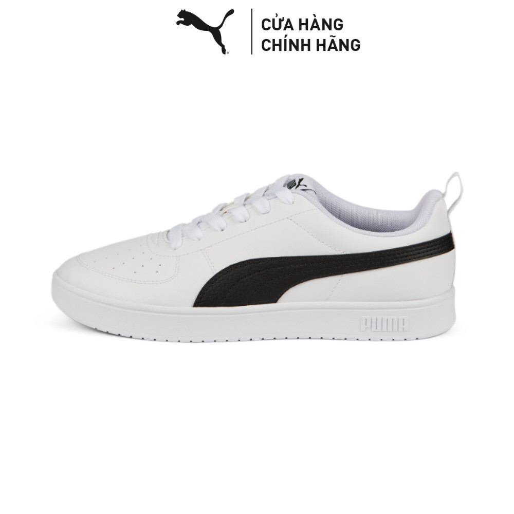 Giày Thời Trang PUMA Unisex Rickie White- Black Màu Trắng