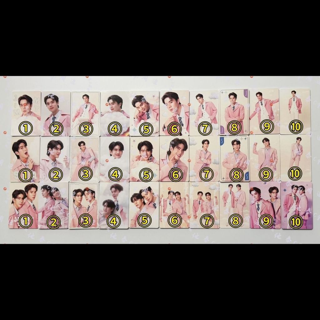 GMM chính thức JimmySea fancon thẻ Capkasan ngẫu nhiên