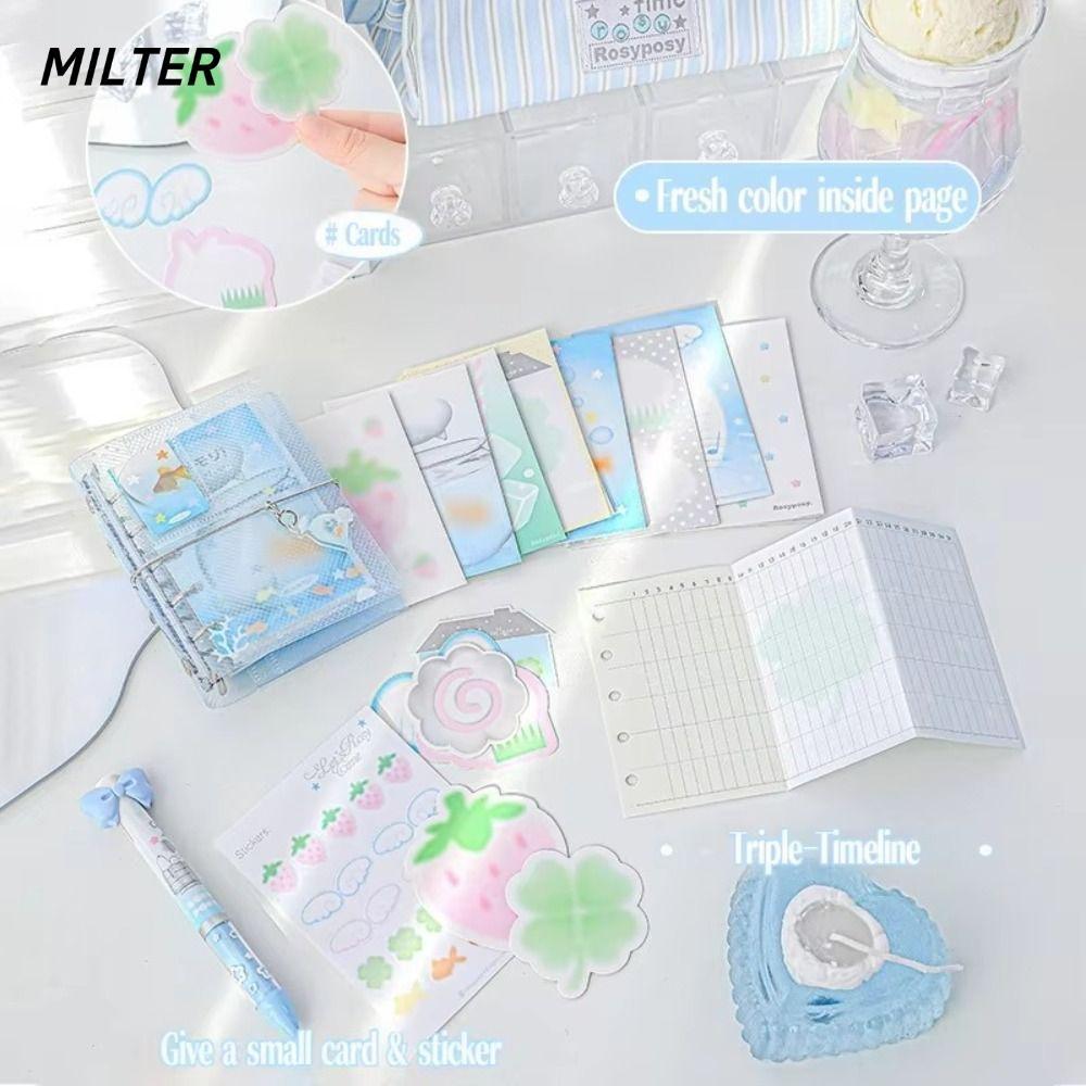 Sổ tay MILTER M5, Sổ tay cầm tay Kawaii, Văn phòng phẩm trường học PP Parper