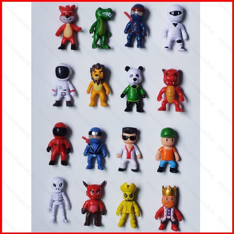 SQ5 16 Chiếc Stumble Guys Nhân Vật Hành Động Mô Hình Búp Bê Đồ Chơi Cho Trẻ Em Trang Trí Nhà Quà Tặn