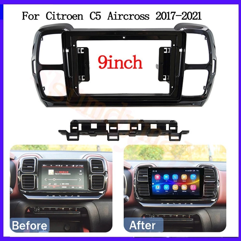 Thích hợp cho CITROEN Tianyi 2017 + CITROEN C5 AIRCROSS Android Navigation Khung mặt sửa đổi đa dạng