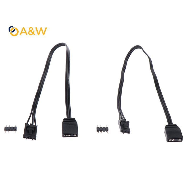 Cáp Chuyển Đổi A & W Cho Corsair RGB Sang Tiêu Chuẩn ARGB 4Pin 3Pin Adapter Kết Nối Tàu Cướp Biển Bộ