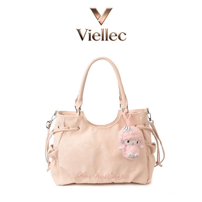 Viellec Túi Tote Nữ Túi Đeo Vai Nách Phong Cách Hàn Quốc