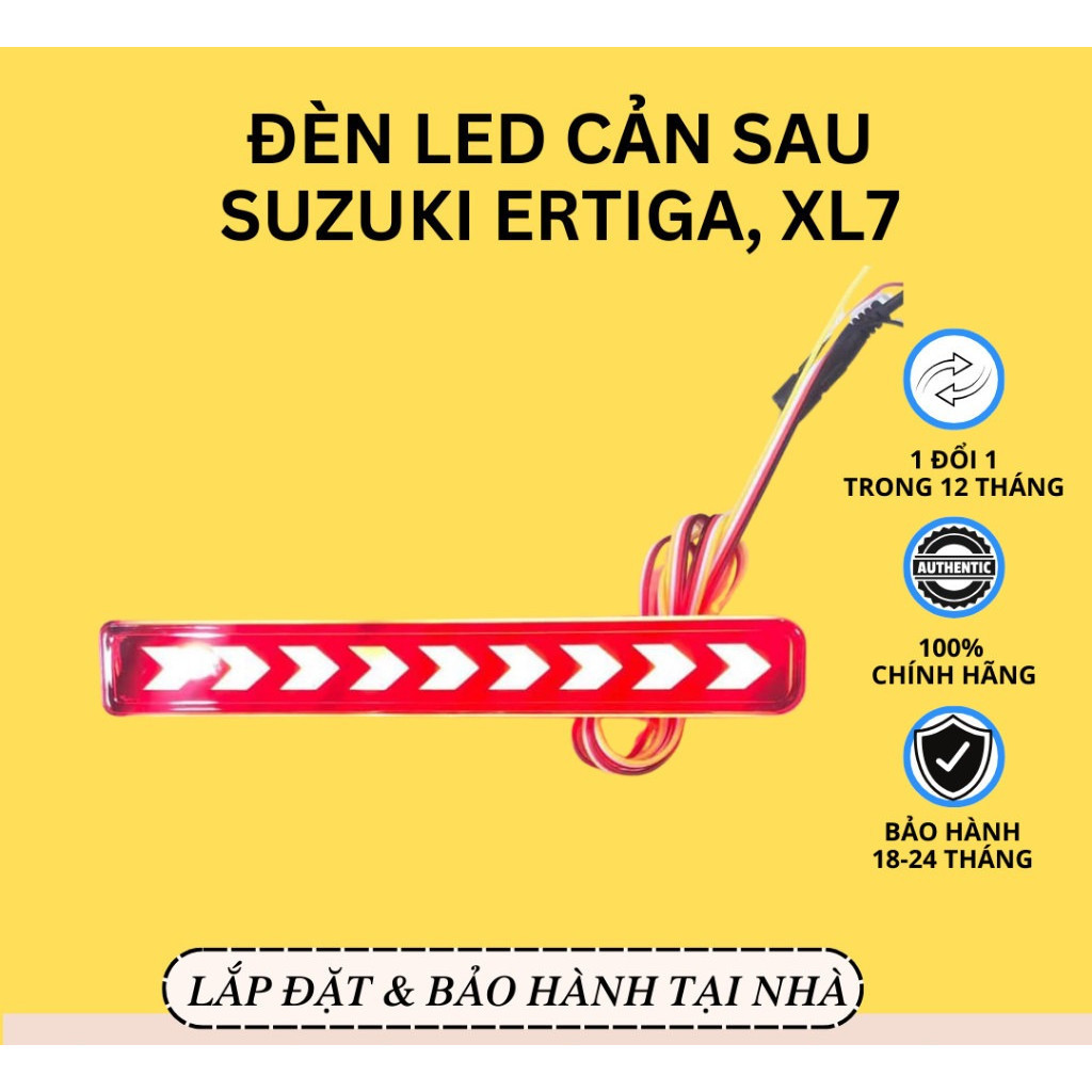 New   Đèn LED Cản Sau Suzuki Ertiga, XL7 | Led Gầm Ertiga, XL7 | 3 Chế Độ Xi Nhan