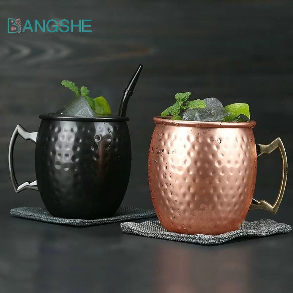 Cốc thép không gỉ BANGSHE, Nga Bar Tool Moscow Mule Mug, Cốc rượu bền Drinkware Bia Cup Bar