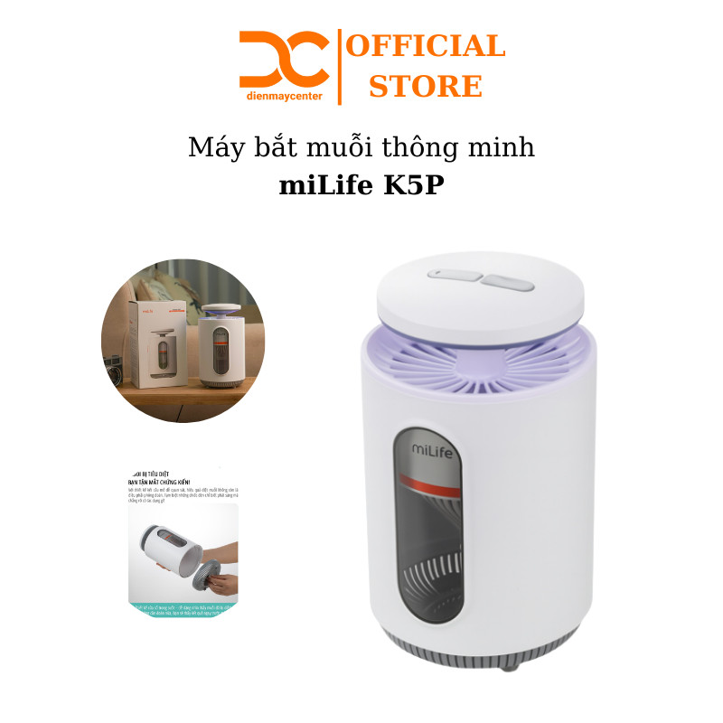 Máy bắt muỗi công nghệ đèn bắt muỗi thông minh miLife K5P - Shop Điện Máy Centre