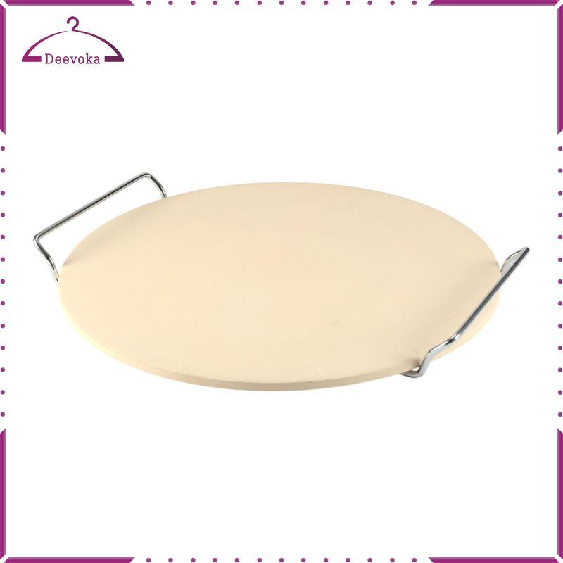 Pizza Stone cho lò nướng, có hỗ trợ cổng, Phụ kiện nhỏ gọn Bánh quy làm bánh Pizza Pizza cho thịt nư