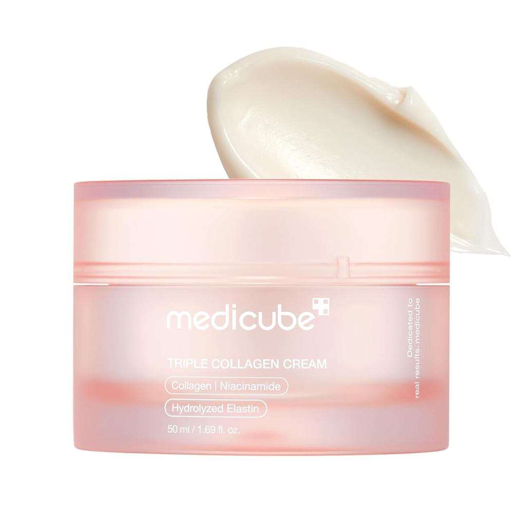 Medicube Triple Collagen - Kem dưỡng ẩm làm săn chắc & dưỡng ẩm với axit Hyaluronic, Elastin cao cấp