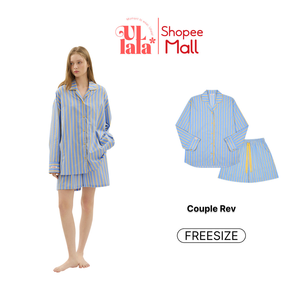 Ullala Pajamas Rev Bộ ngủ mặc nhà nữ dài tay Freesize