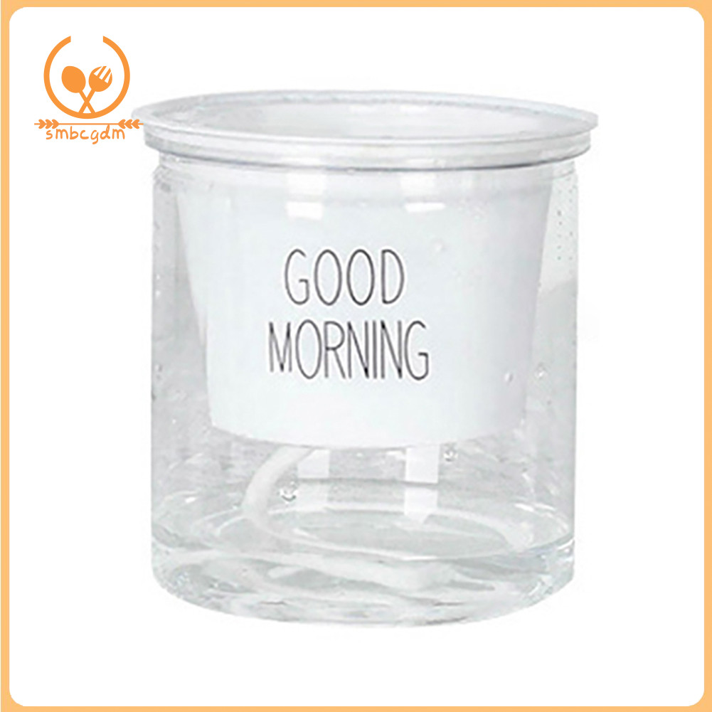 Happaypart| 2 Bộ Hai Tầng Thủy Canh Epipremnum Aureum Tự tưới Hoa Trang Trí Nhà