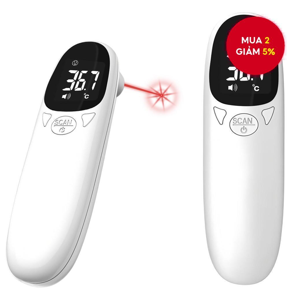  Nhiệt kế kỹ thuật số đo trán cầm tay, không tiếp xúc, đo nhiệt độ cơ thể bằng tia hồng ngoại, dùng cho trẻ em và người lớn.