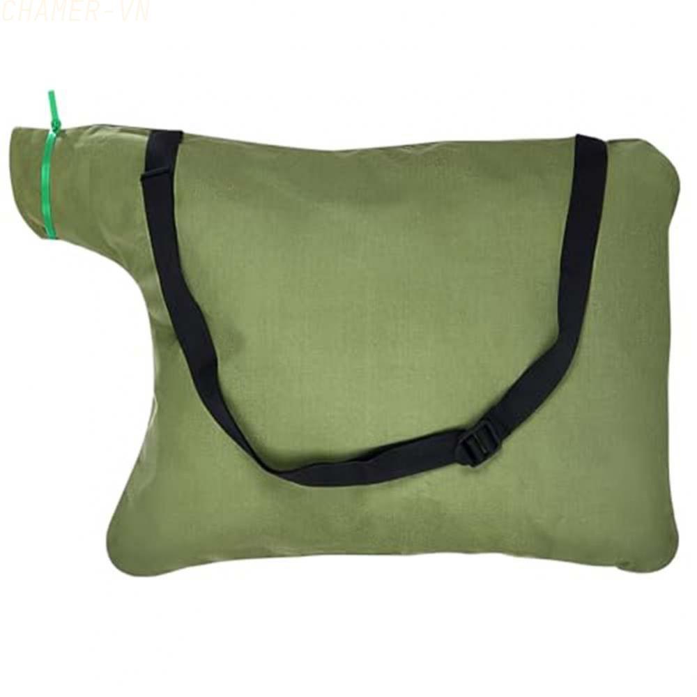【CHAMER】Green Leaf Blower Vacuum Bag Oxford Fabric Durable Construction for Yard Cleanup【HomeLiving】