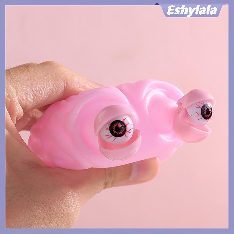 Eshylala Chống Căng Thẳng Flippy Não Squishy Mắt ping Bóp Đồ Chơi Giảm Lo Âu Đồ Chơi