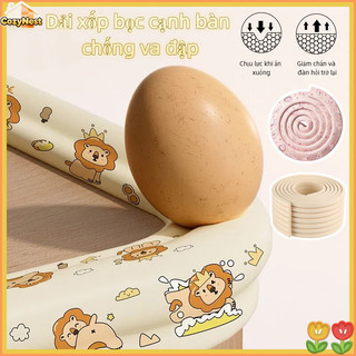 Dải xốp bọc cạnh bàn chống va đập - Bảo vệ an toàn cho bé, dễ dán, dùng cho góc nhọn tủ giường