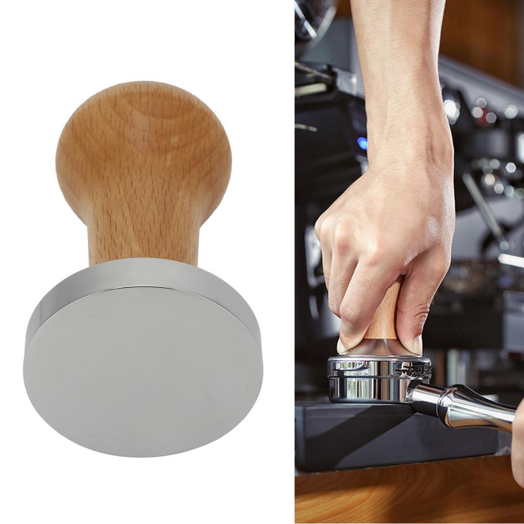 Aliwell Gỗ Cà Phê Tam Giác Bấm Bột Búa Phụ Kiện Văn Phòng Tại Nhà 53mm (Đáy Phẳng 53mm)