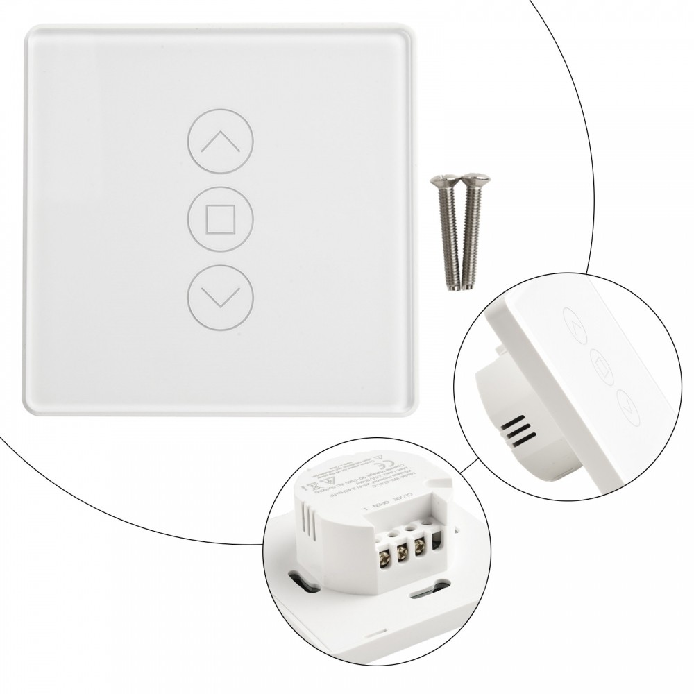 Modern Look Tuya WiFi Công tắc rèm thông minh Điều khiển bằng giọng nói Chức năng bộ nhớ hẹn giờ