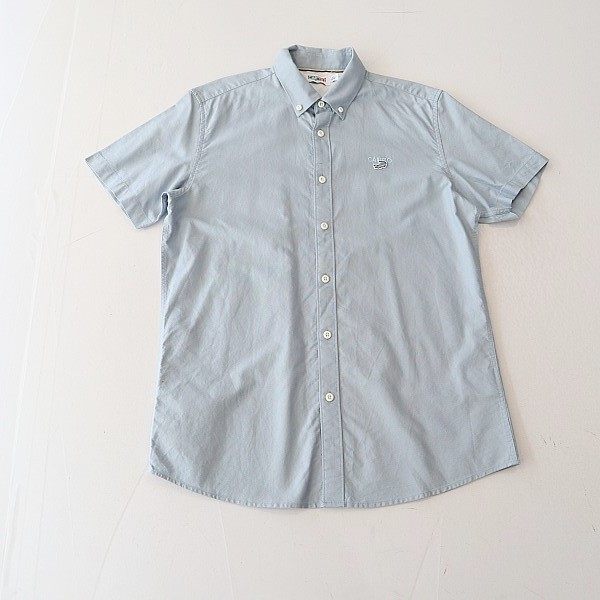 áo sơ mi áo sơ mi nam Áo sơ mi nam ngắn tay hàng mới mùa hè áo sơ mi trẻ trung thêu thường ngày rộng