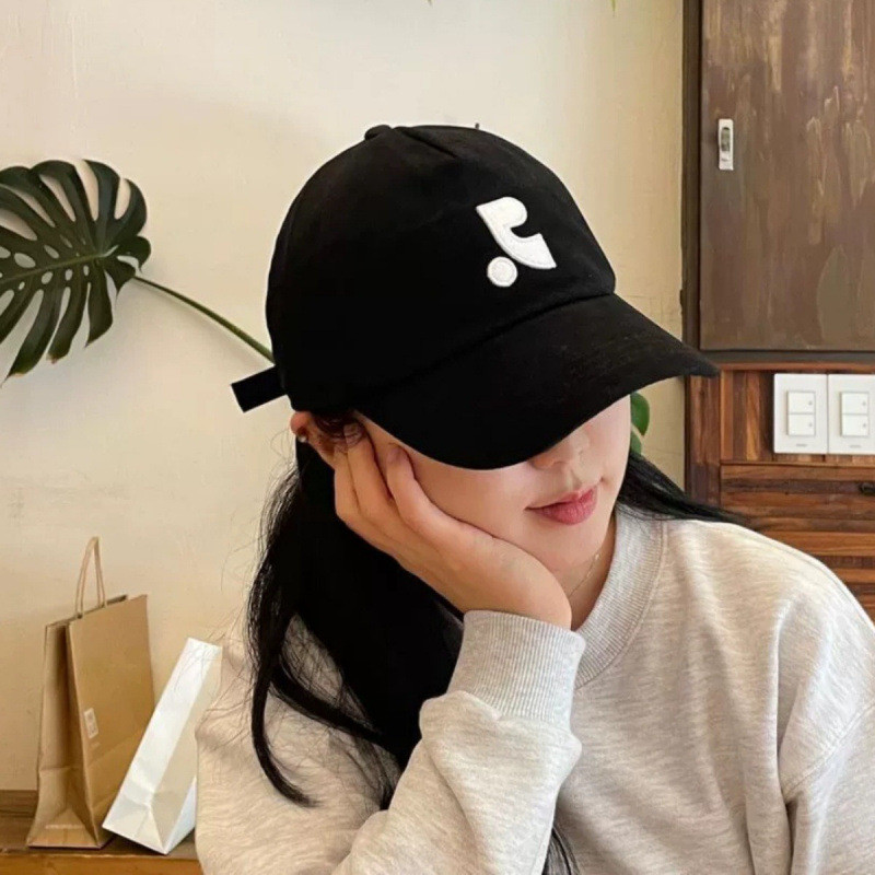 FQHU restandrecreation Baseball Cap RR Embroidered sun-shading baseball cap, versatile for women