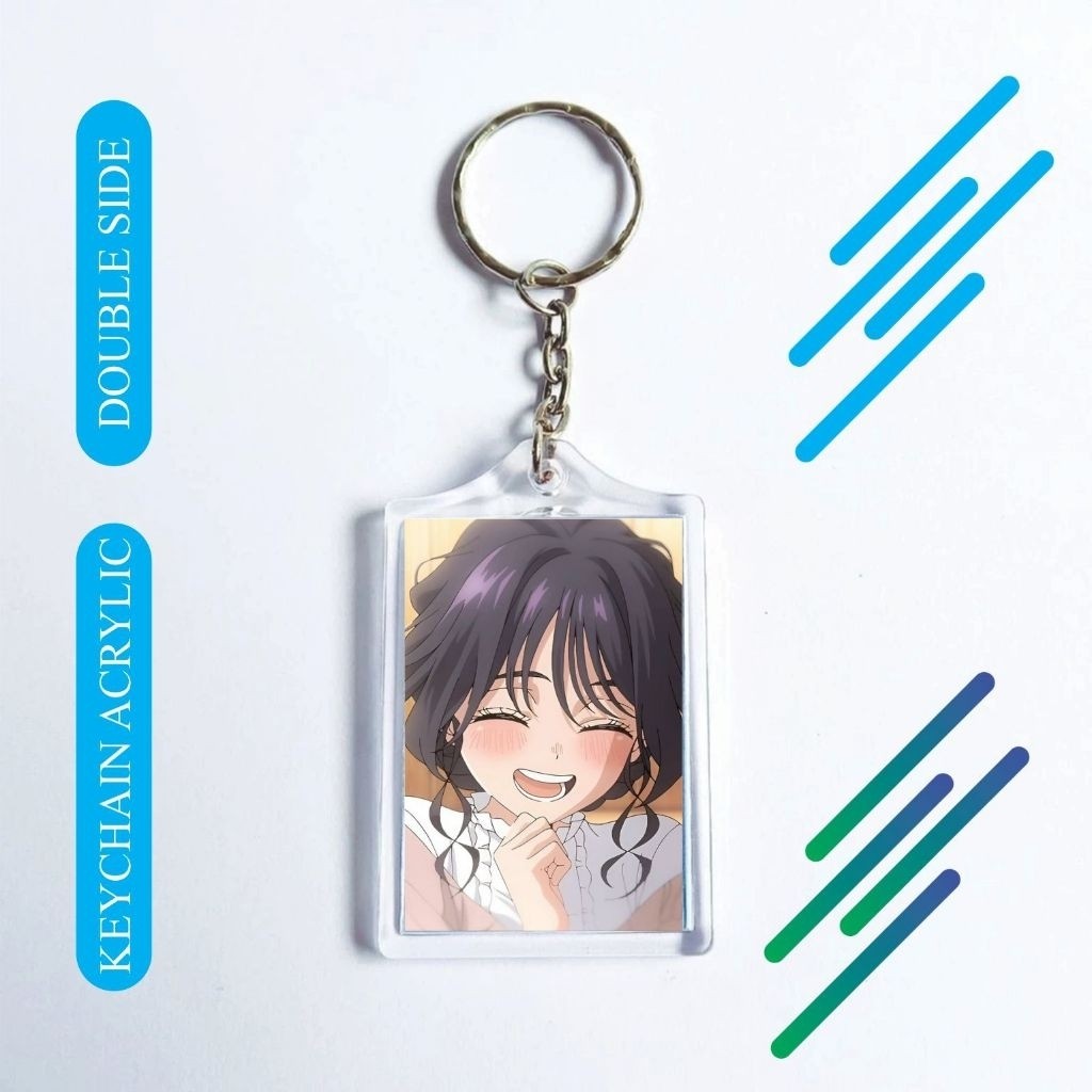 SIAP KIRIM Gantungan Kunci Kaoruko Waguri Anime Kaoru Hana Wa Rin To Saku, Keychain Kaoruko Waguri T