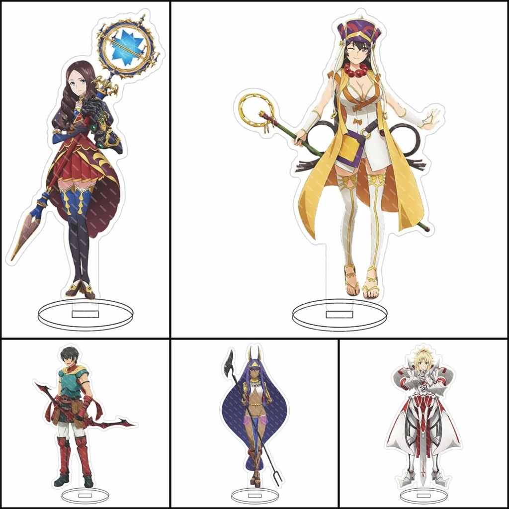 Mô hình Standee Anime Fate/Grand Order FGO Mica Acrylic Trang trí Bàn học Nhân vật Ashiya Douman Enk