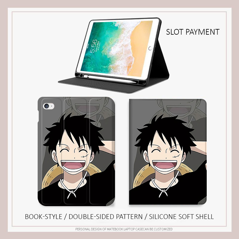Ốp lưng One Piece Luffy grey ipad air m3 ipad a16 gen 11 Air M3 Air 4/5/6 Air7 10.2 Gen 7/8/9 Gen10 