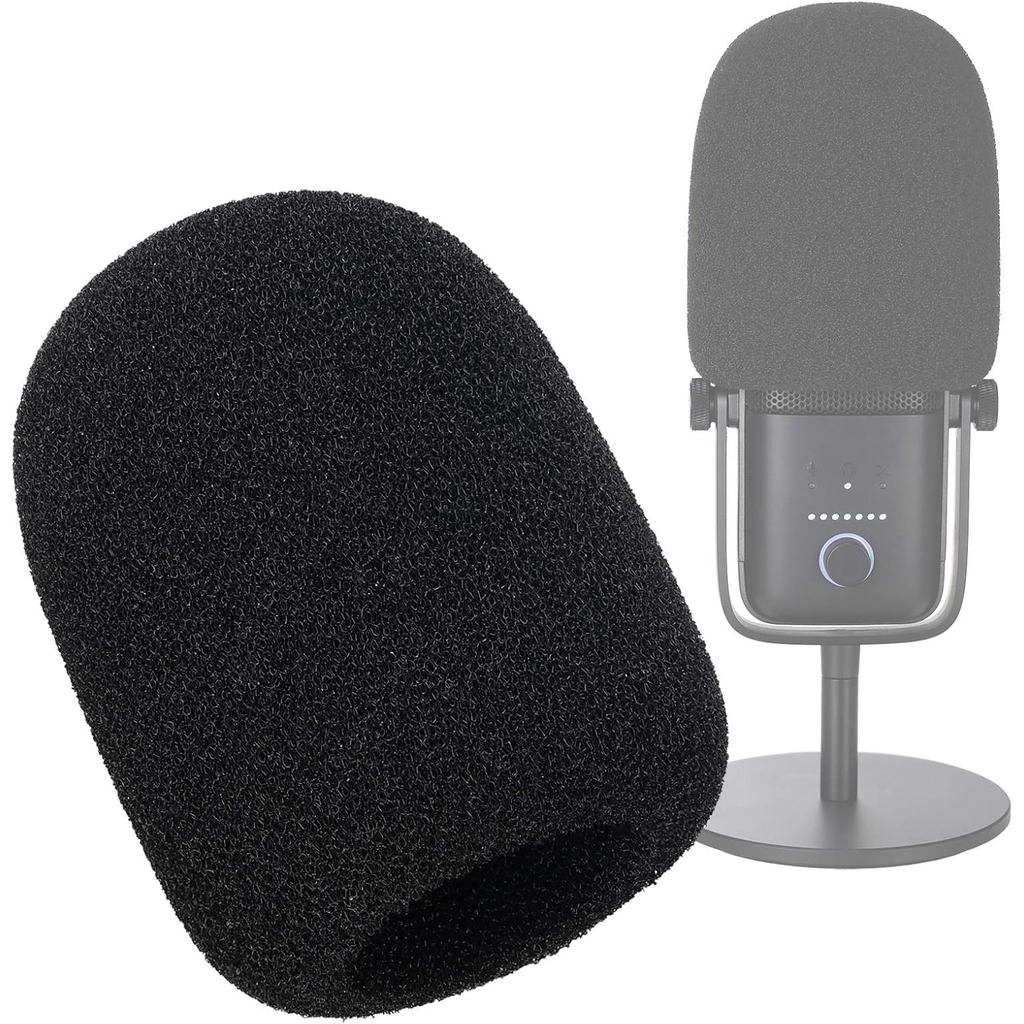 Micro Pop Filter - Mic Foam Kính chắn gió Tương thích với Elgato Wave: 3 Micrô ngưng tụ USB cao cấp 