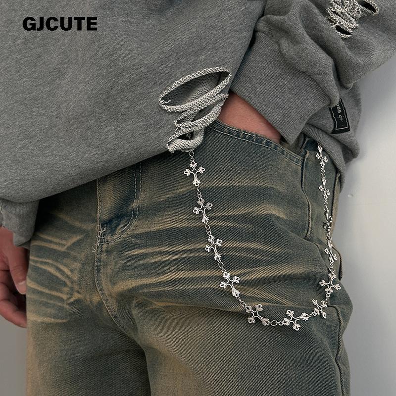 GJCUTE Eo Dây Xích Gothic Punk - Phù Hợp Với Quần Jean và Hip-Hop - Phụ Kiện Thời Trang Nam