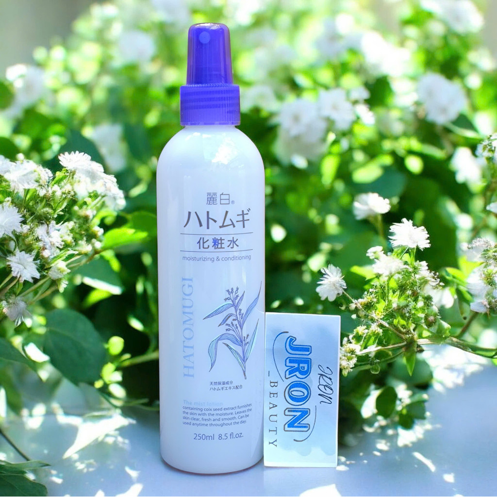 Xịt Khoáng Dưỡng Ẩm Hatomugi Ý Dĩ Nhật Bản, Cấp Ẩm Làm Sáng Da The Mist Lotion 250ml - Jron Beauty