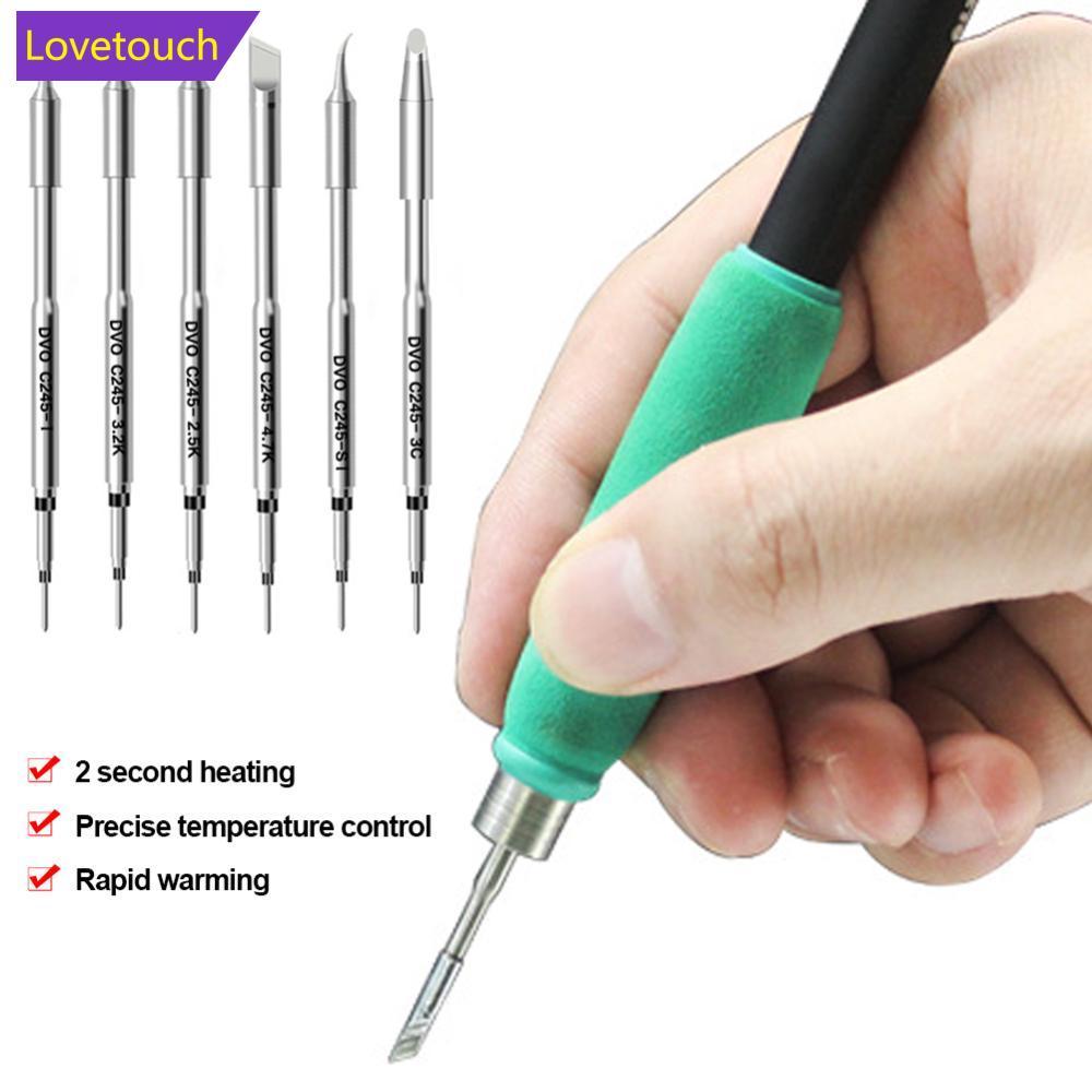 LOVETOUCH C210 C245 C115 Đầu hàn sắt không chì Đầu thay thế lõi sưởi ấm Tương thích với JBC Sugon Ai