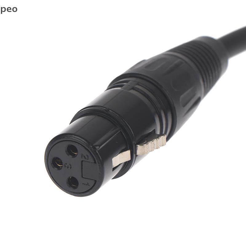 [PEO] DMX 3-PIN DMX512 Cáp Nam Sang Nữ Đèn LED PAR Sân Khấu Dây Tín Hiệu DMX Thiết Bị Dj DMX512 Dòng