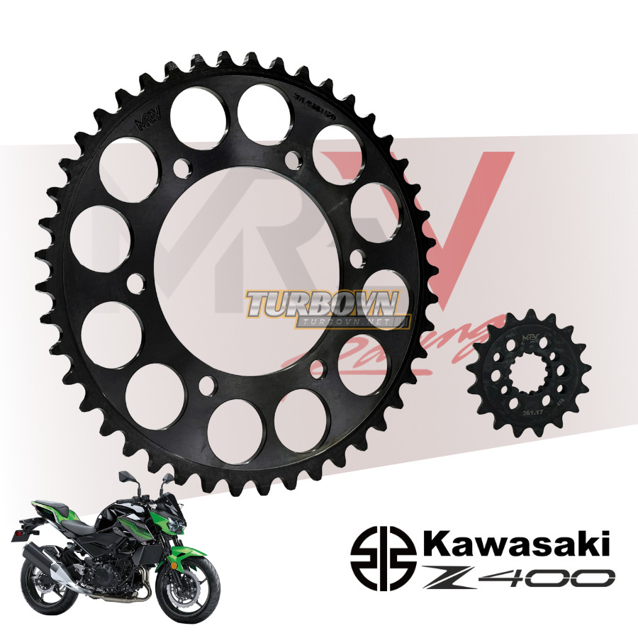 Nhông Dĩa Thép MREV KAWASAKI Z400