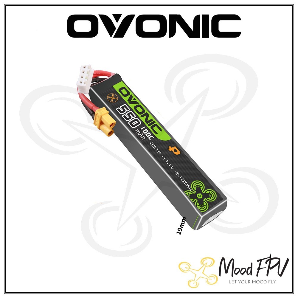 Ovonic FPV 550mAh 3S 100C XT30 Chính Hãng Dành Cho Pavo20 Pavo20 Pro