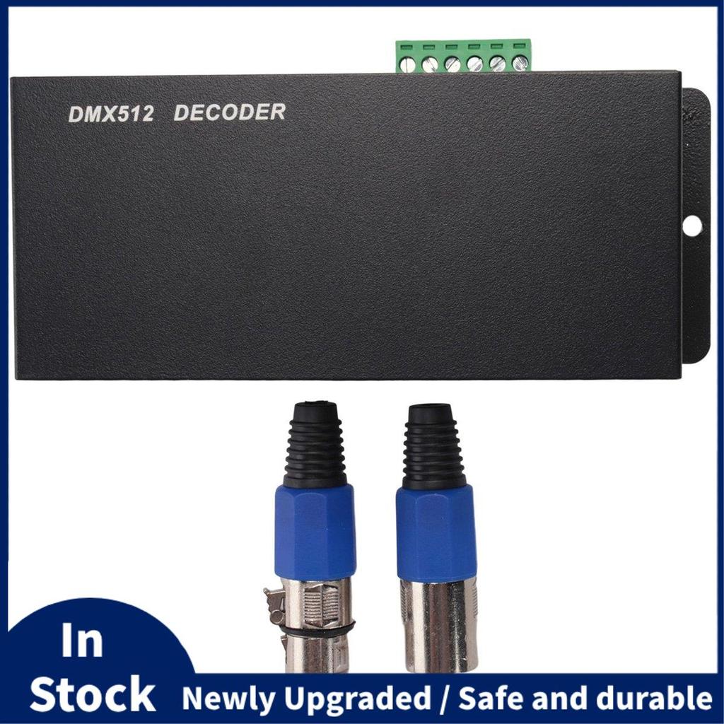 Bộ giải mã 3CH DC12-24V RGBW 512 Bộ giải mã LED RGB LED DMX512, DMX512-3CH