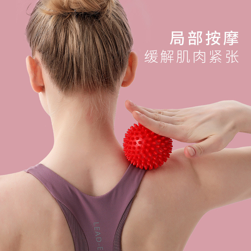 [Hàng có sẵn] 7.5cm9cm PVC Thorn Ball Acupoint Massage Ball Grip Ball Móng tay nhọn Fascia Yoga Ball