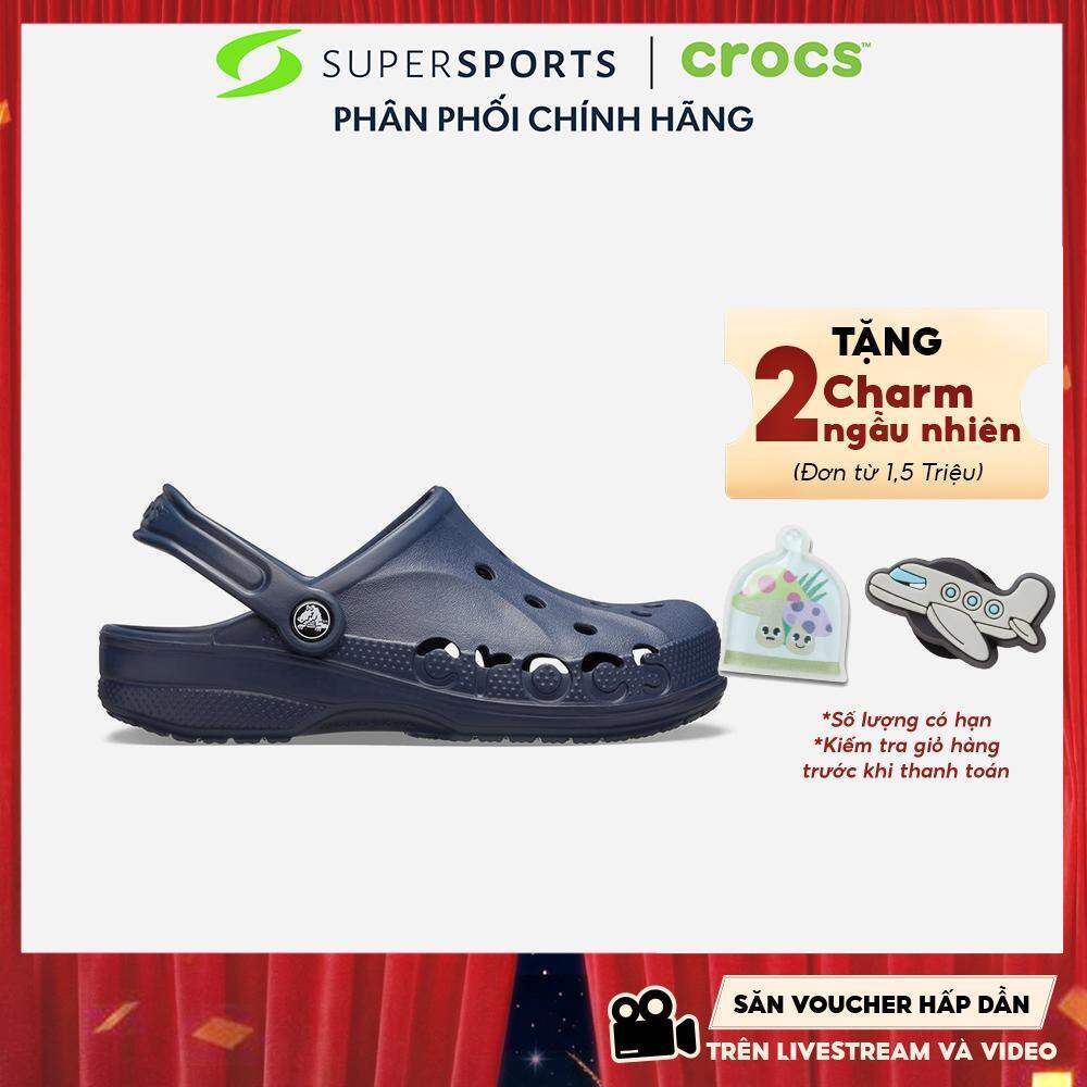 Giày Clog Unisex Crocs Baya - Xanh Navy - 10126-410 ADS01 LS100 B000