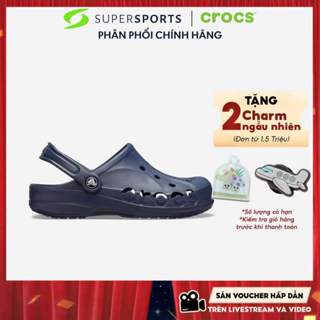 Giày Clog Unisex Crocs Baya - Xanh Navy - 10126-410 ADS01 LS100 B000