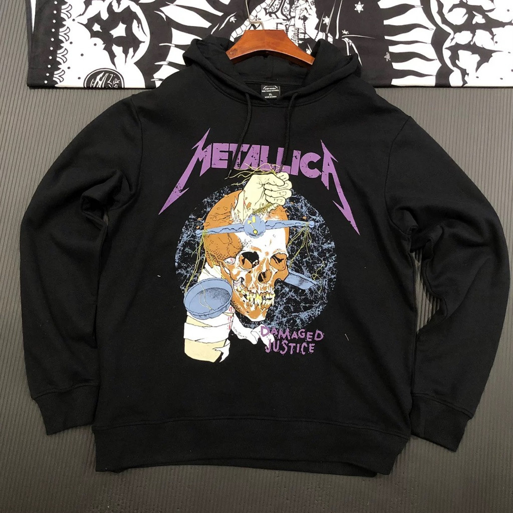 Áo nỉ có mũ trùm đầu METALLICA HOODIE ️ METALLICA ️ Chính hãng% (TS774