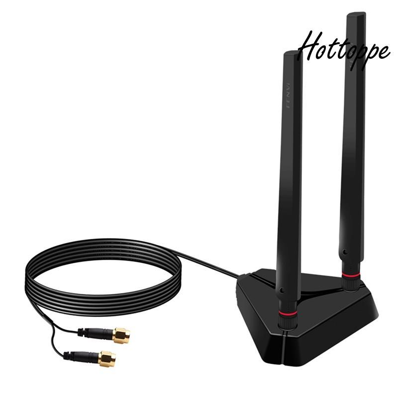 Ăng-ten WiFi RP-SMA Đầu nối nam Băng tần kép 2.4GHz 5GHz cho AX210 AX200 PCI-E Bộ chuyển đổi thẻ mạn