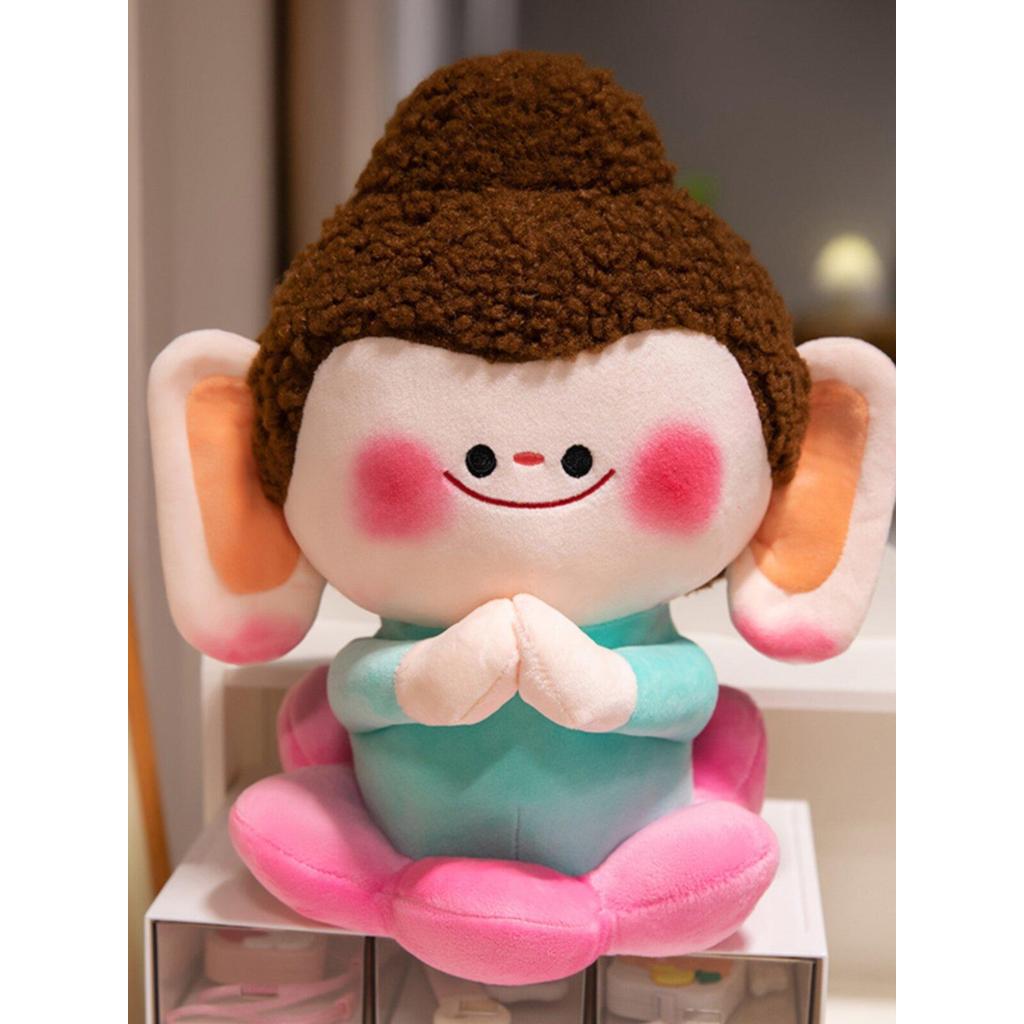 Size Lớn Phật Đồng Hành Búp Bê Shanxi Datong Quà Tặng Tốt Văn Hóa Sáng Tạo Búp Bê Sen Nhỏ Phật Búp B