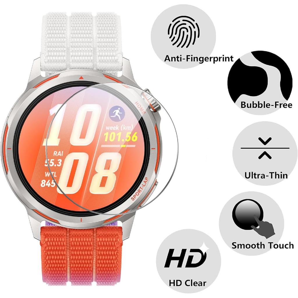 Kính Cường Lực Cho Huawei Watch GT Runner 2 Đồng Hồ Thông Minh Bảo Vệ Màn Hình Chống Cháy Nổ Cho Hua