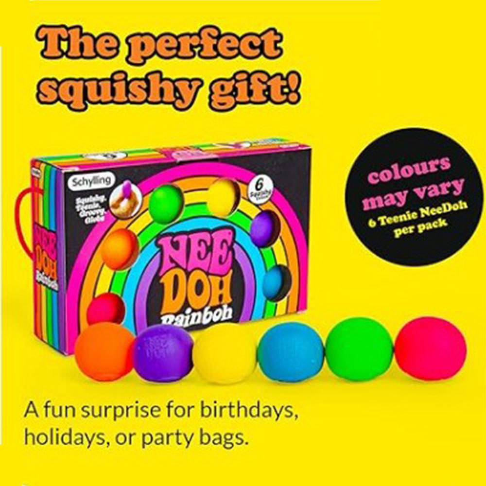 Schylling Nee Doh Groovy Glob Stress Ball Needoh Squeezable Stress Reliever