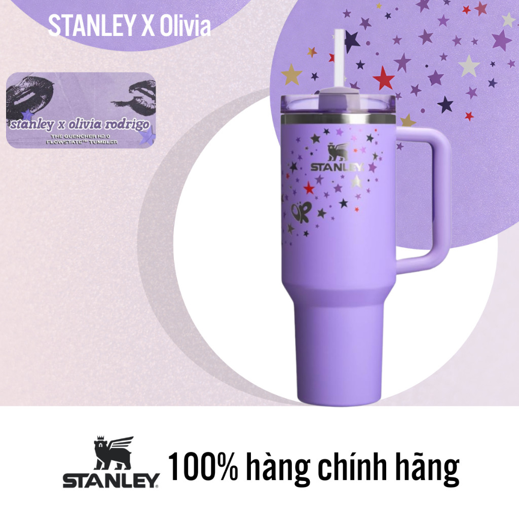 [ Hàng chính hãng ] Stanley × Olivia Rodrigo stanley bình giữ nhiệt stanley bình giữ nhiệt kế stanle