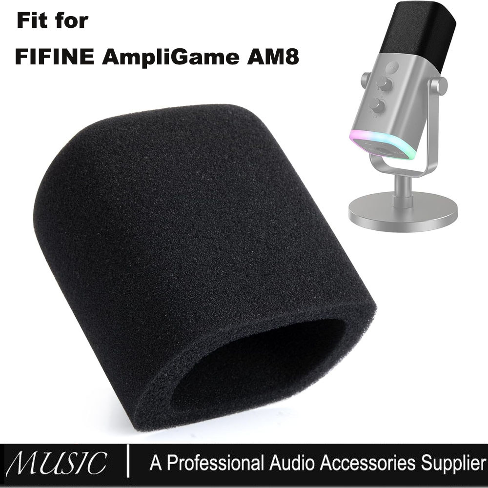 Dành Cho FIFINE AmpliGame AM8 USB Micro Xốp Kính Chắn Gió, Để Ghi Âm, Podcasting, Vỏ Gió Mic Pop Lọc