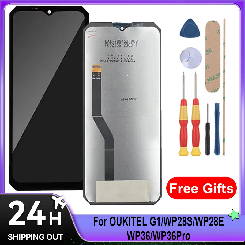 Dành Cho Oukitel G1 WP28S WP28E WP36 WP36 Pro WP23 Plus Màn Hình LCD + Màn Hình Cảm Ứng Toàn Bộ Điện