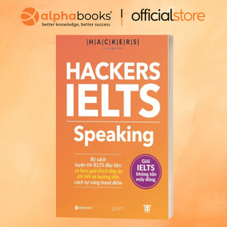 Sách - HACKERS IELTS: Speaking (Kèm file nghe, giải thích đáp án chi tiết) (Gamma Books)