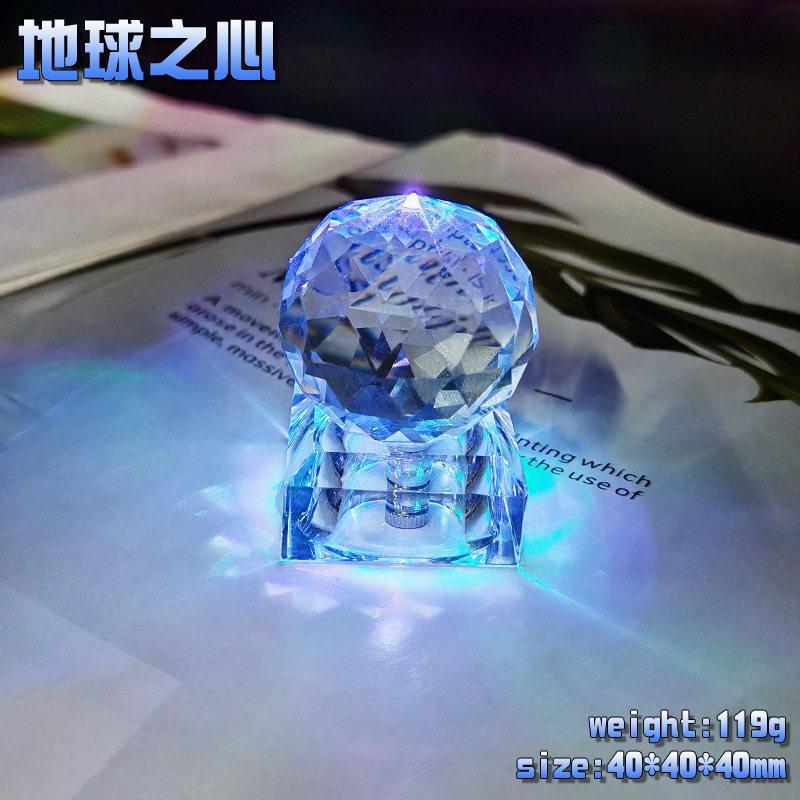 Delta Game Hàng Hóa Mô Hình Trái Đất Trái Tim Pha Lê Bóng Đồ Trang Trí Châu Phi Trái Tim Pha Lê Cúp 