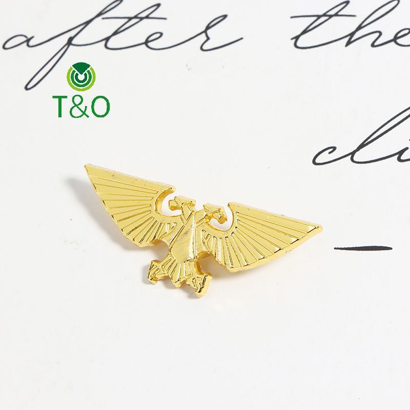 T&O-t Huy hiệu Eagle of Empire đôi đầu vàng Imperial Aquila mới